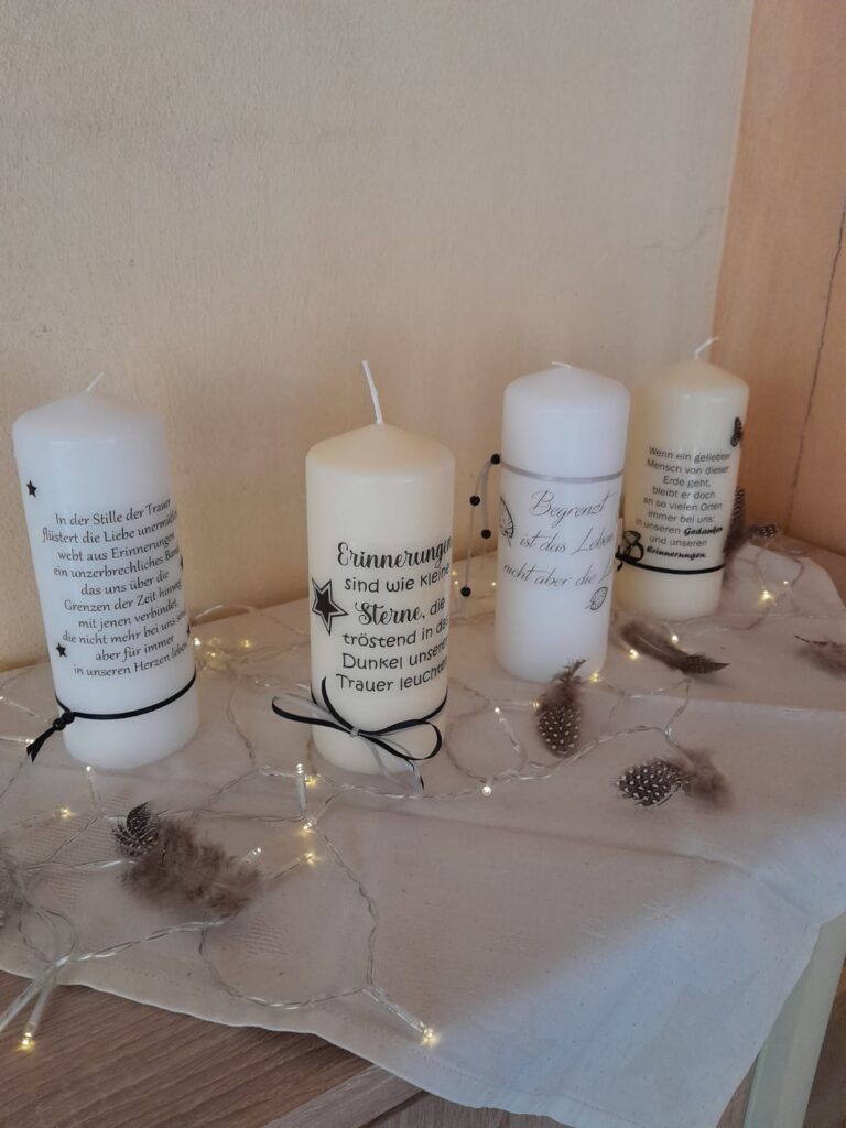 Kerze der Erinnerung