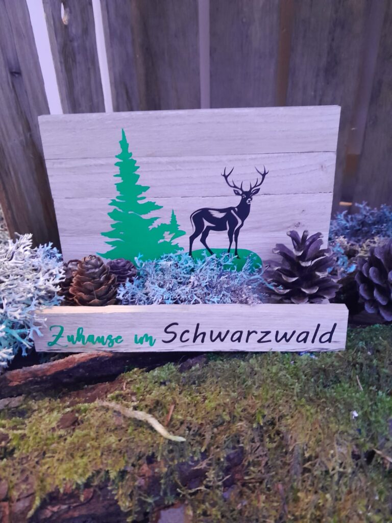 Aufsteller „Zuhause im Schwarzwald“